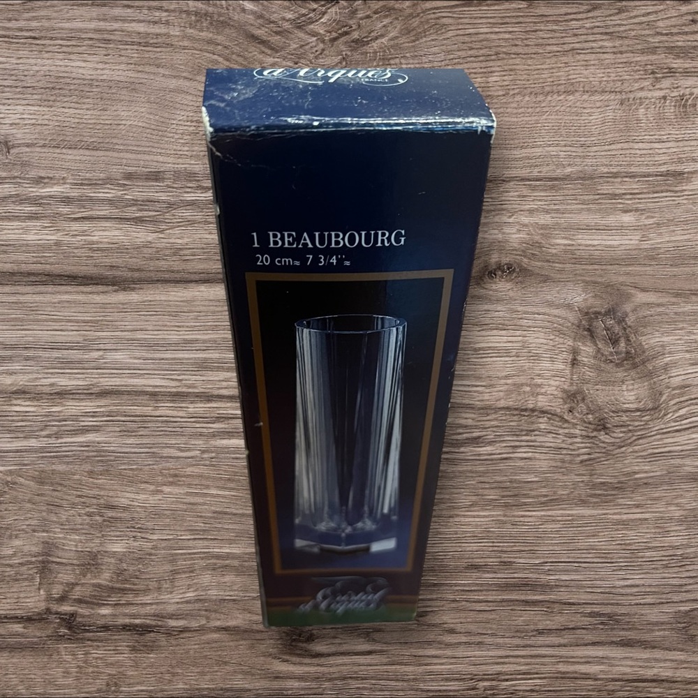 Beaubourg 7 3/4” Genuine Lead Crystal Bud Vase Hochwertiges Kristal